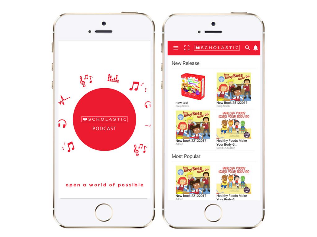 Scholastic Podcast Mobile Application